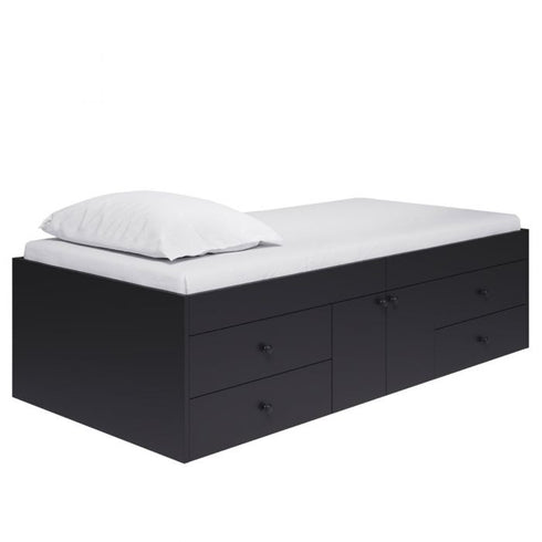 Kidsaw, Captain's Single 3ft Cabin Bed - Black